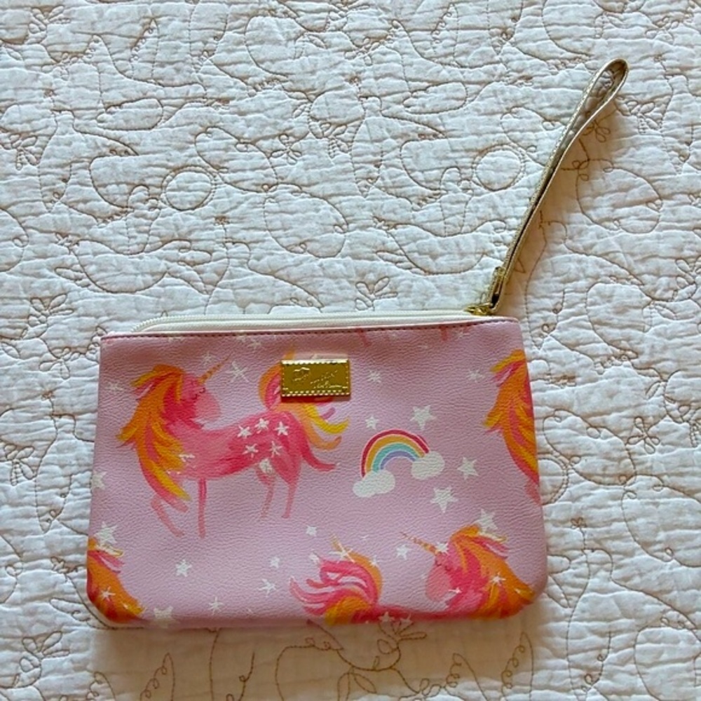 Luv Betsey by betsy johnson Unicorn Wristlet purse OS